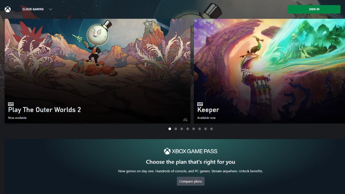 Xbox Cloud Gaming